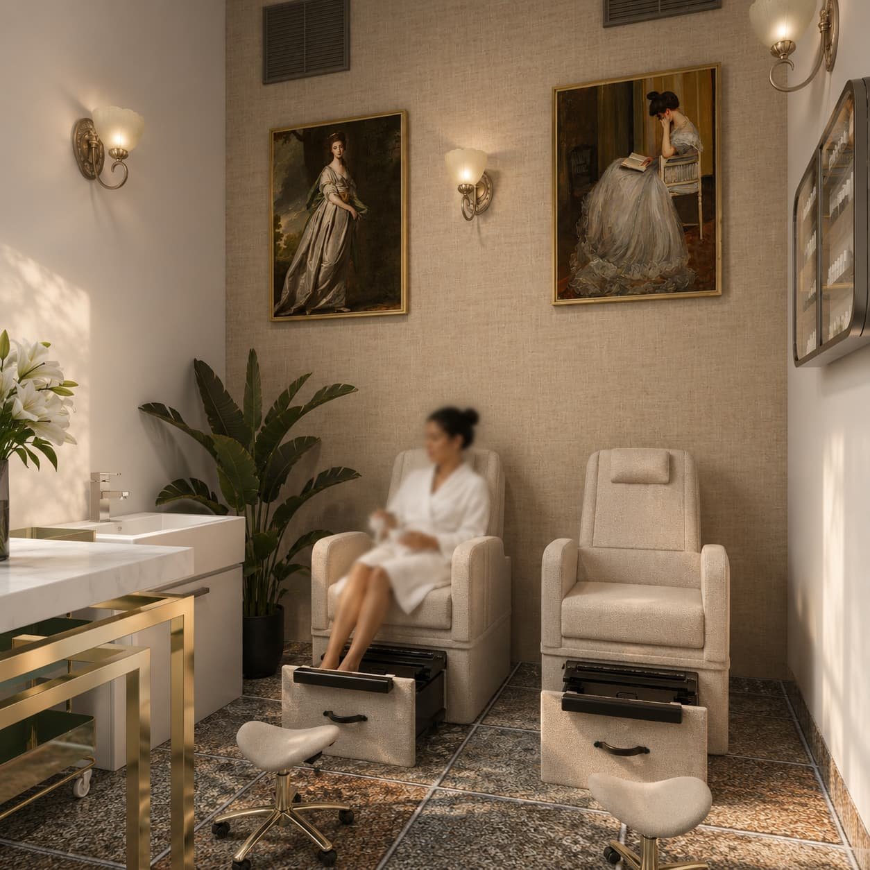 Luxury Spa — Treatment Lounge Interior Design