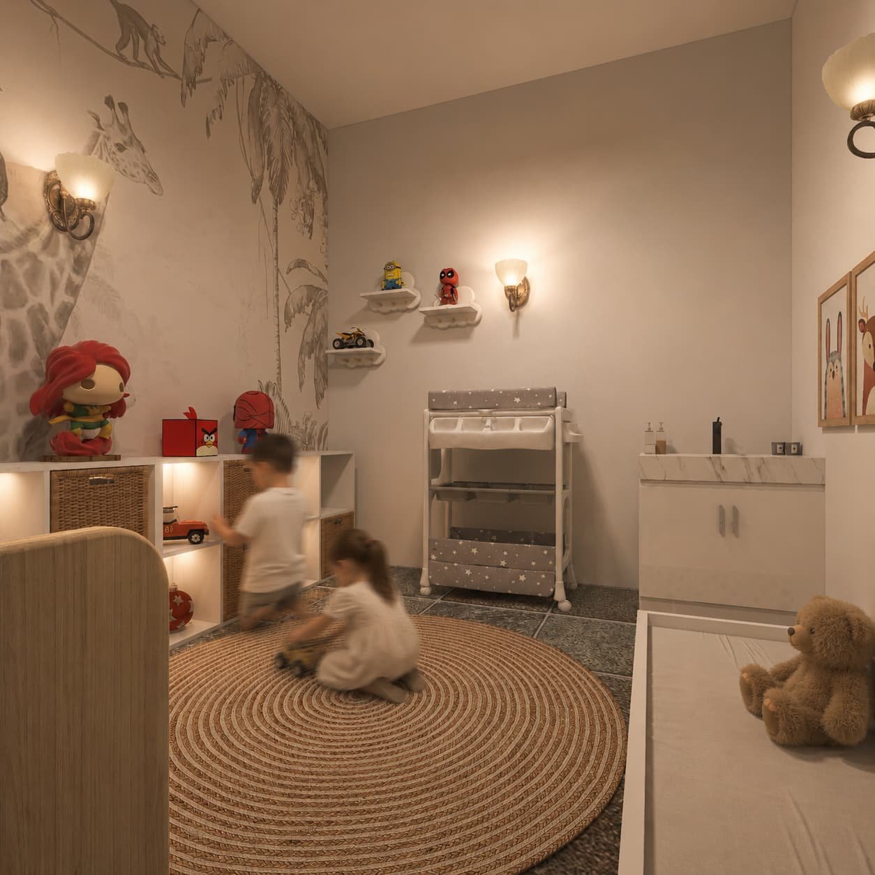 Luxury Spa — Children's Playroom Interior Design