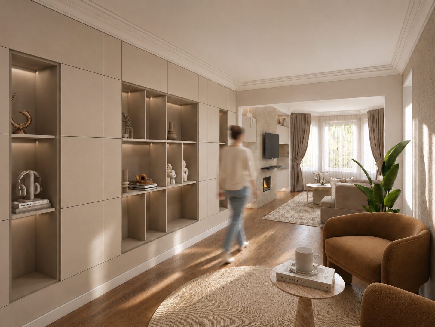 Warm Neutrals and Considered Detail: A Complete Family Home Interior