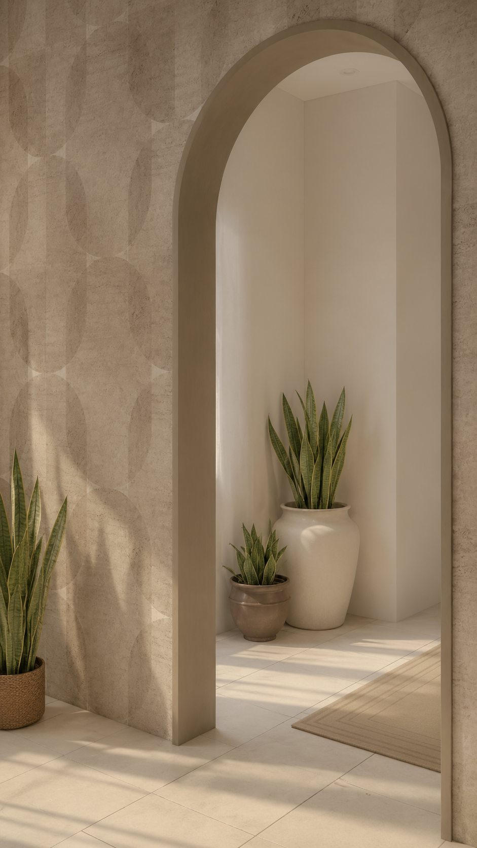 Contemporary Home with Indian Influences — Architectural Detail